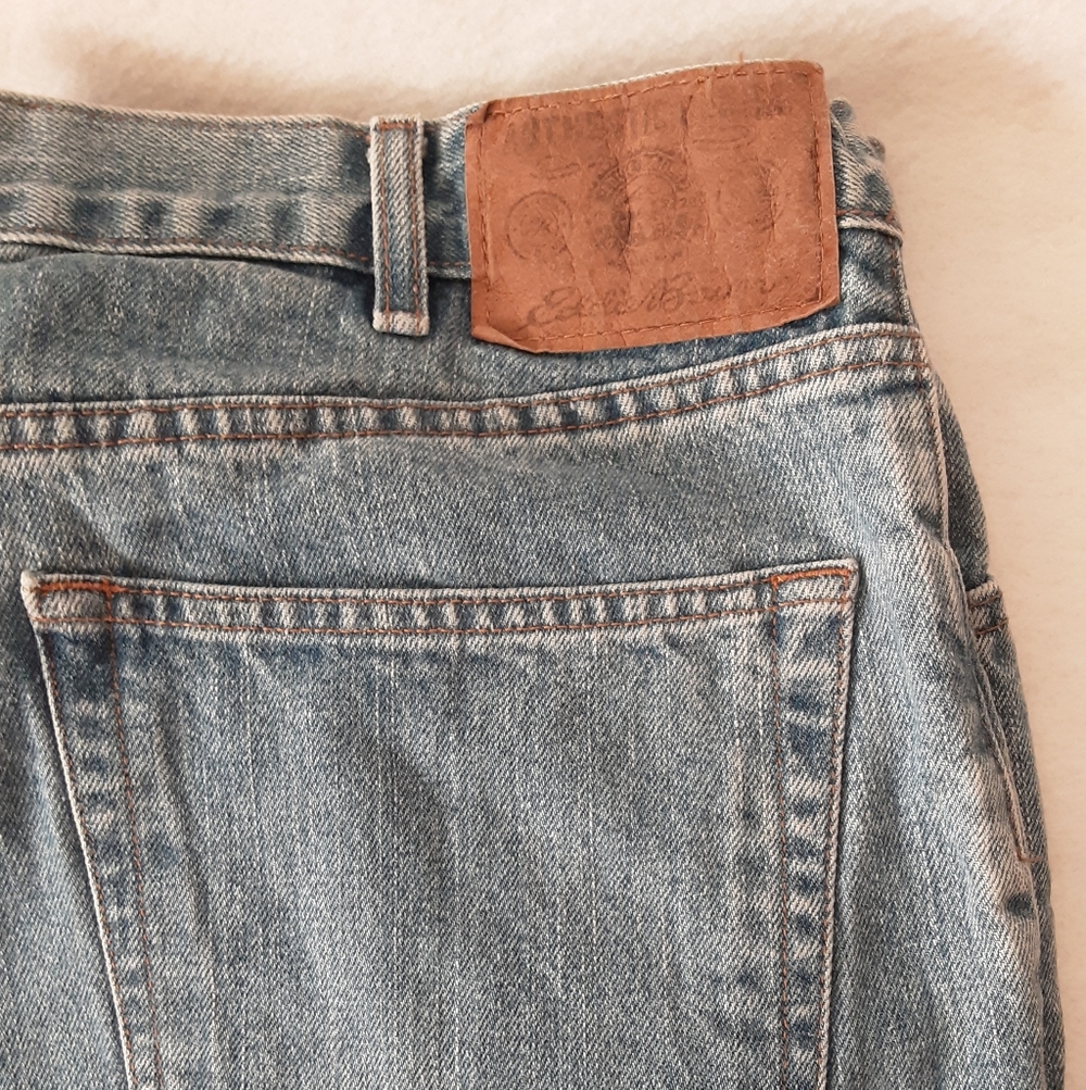 TWO Pair Of Eddie Bauer Classic Blue Denim Jeans - Picture 13 of 15